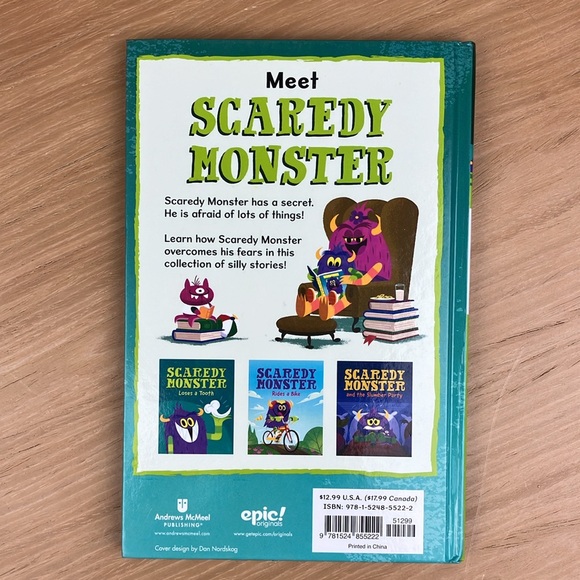 Monster Feet & Scaredy Monster Book - Picture 7 of 8